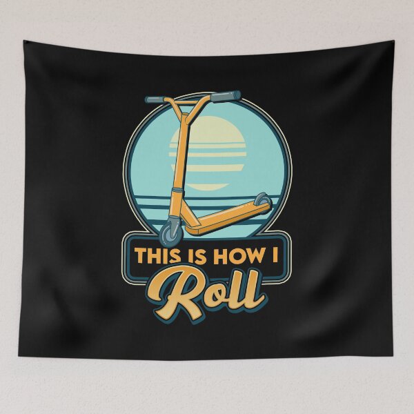 Item preview, This Is How I Roll Scooter Obsessed Scootering Pun designed and sold by perfectpresents.
