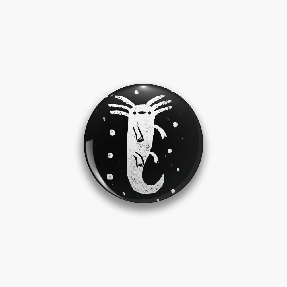 Axolotl Print Pin