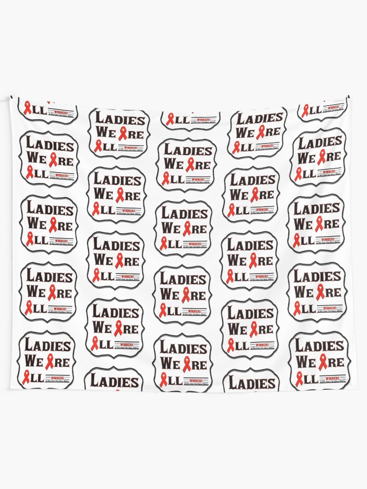 Alternate view of Ladies We Are All Winners Tapestry