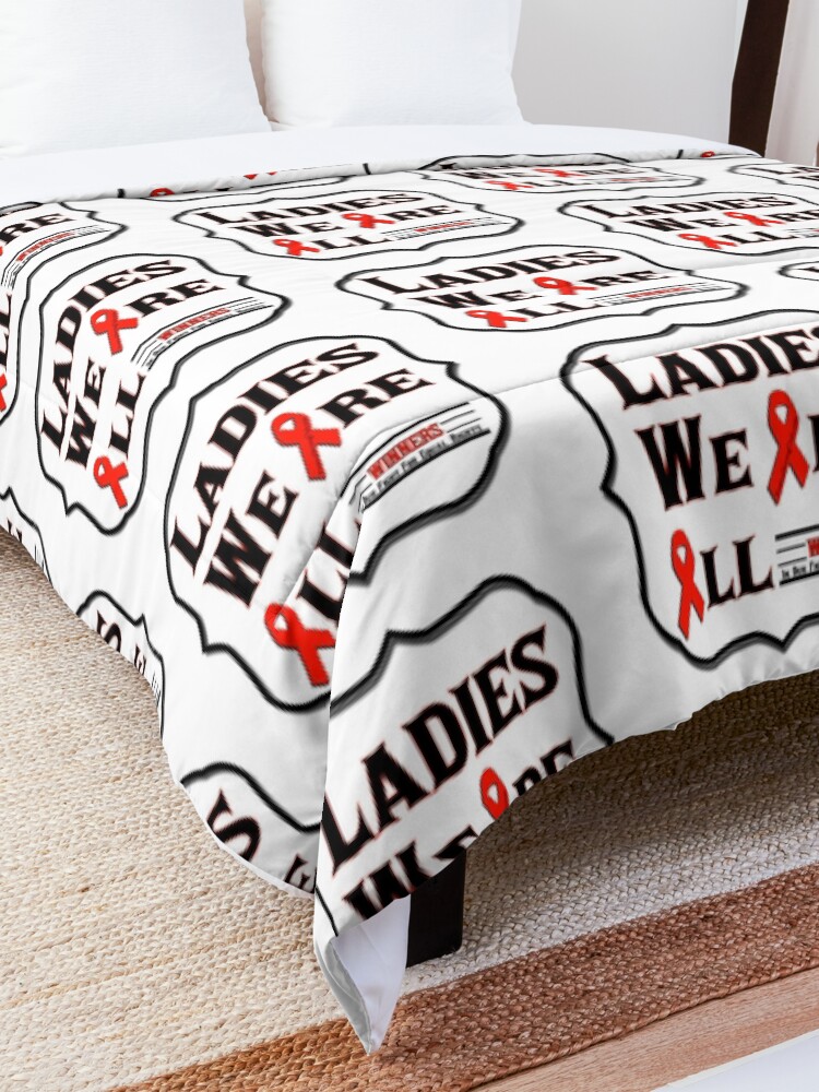 Alternate view of Ladies We Are All Winners Comforter
