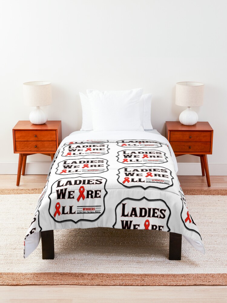 Alternate view of Ladies We Are All Winners Comforter