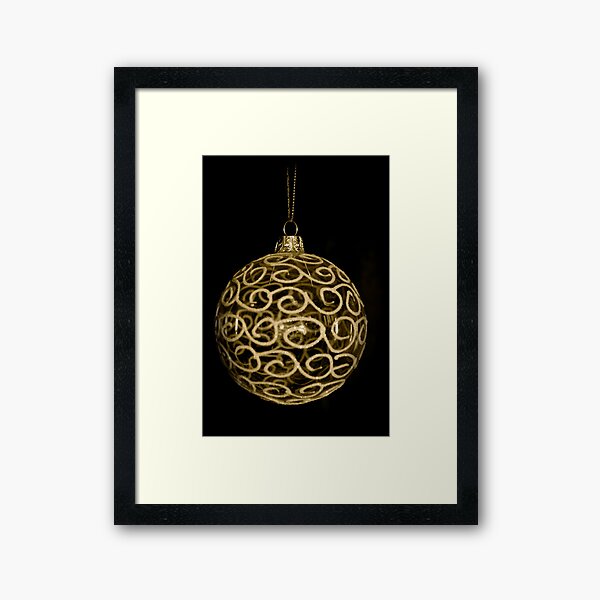 Item preview, Glass Bauble (Gold) designed and sold by Lou Wilson.