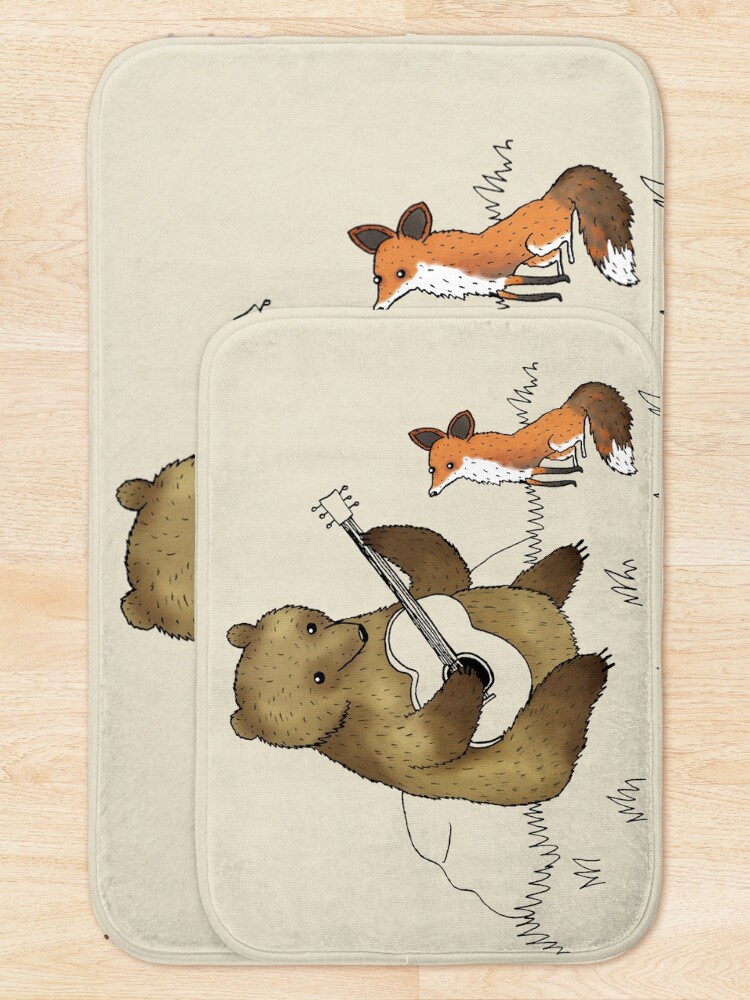 Alternate view of Bear & Fox Bath Mat