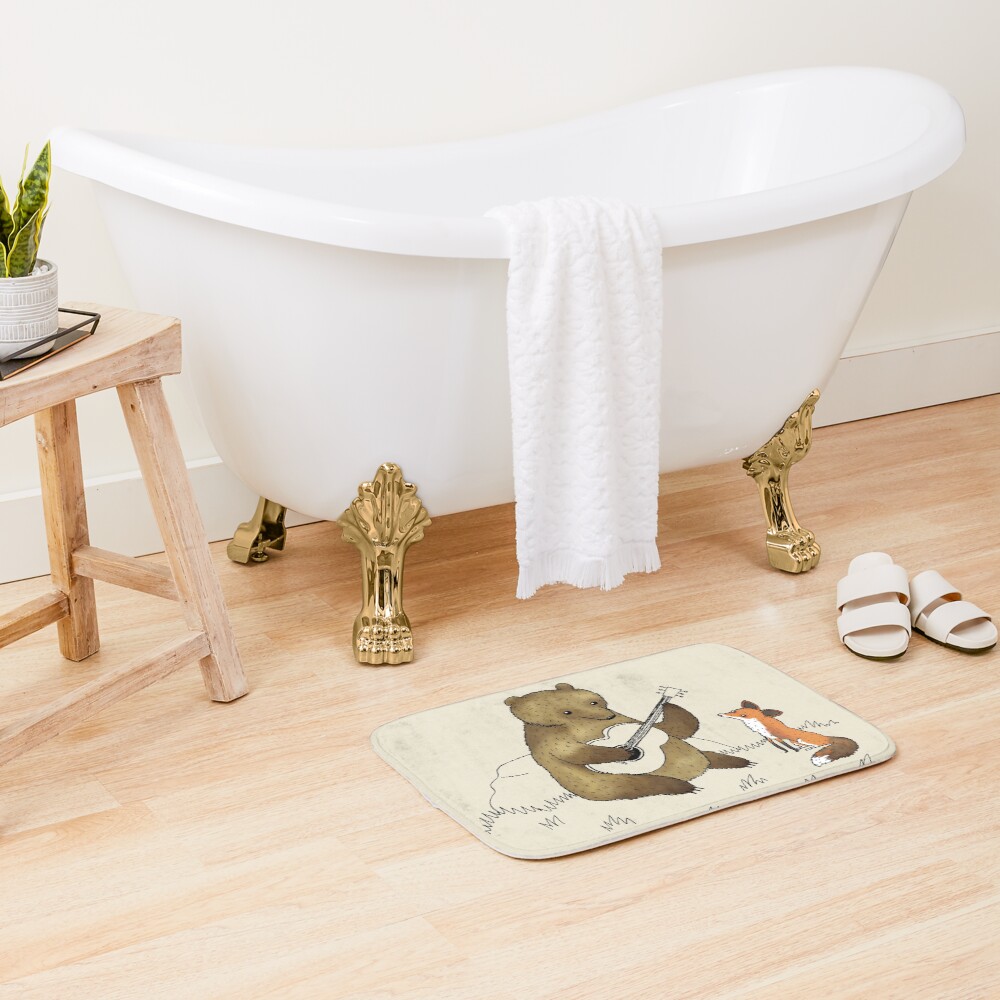 Bear & Fox Bath Mat