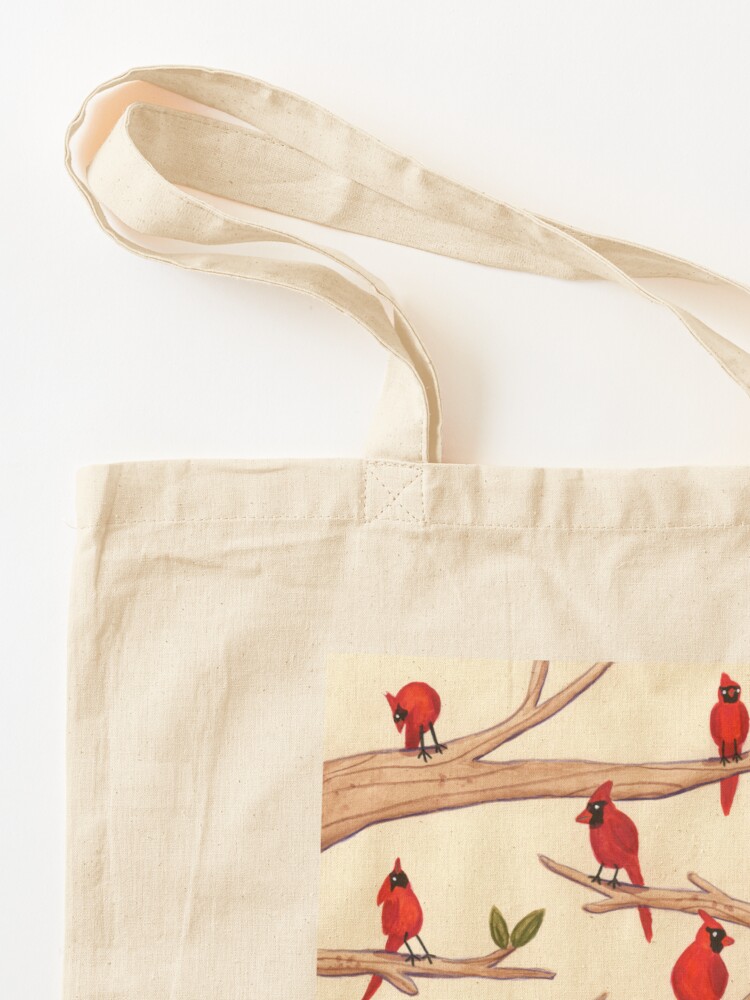 St. Louis Cardinals Reusable Cloth Shopping Tote Bag Fabric 
