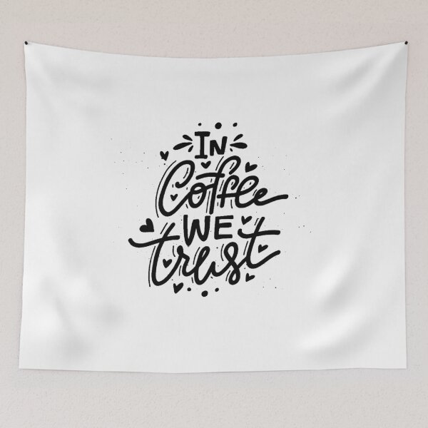 Item preview, In Coffee We Trust designed and sold by Delta12Designs.