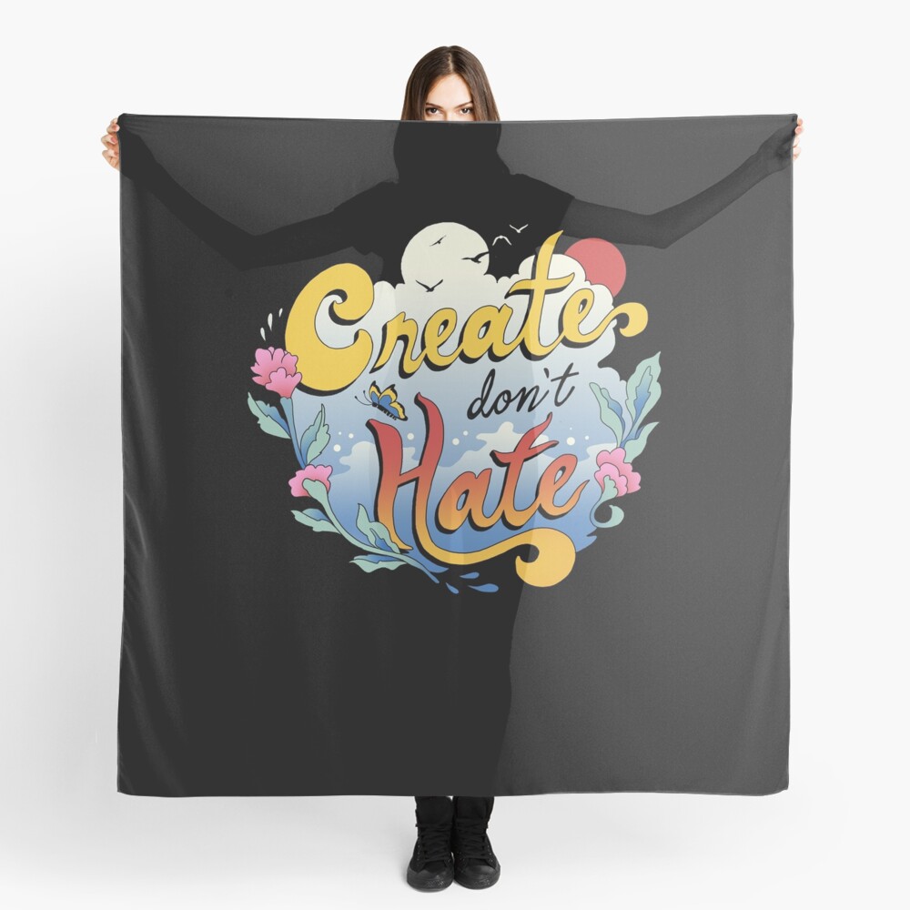 Create Don't Hate Scarf