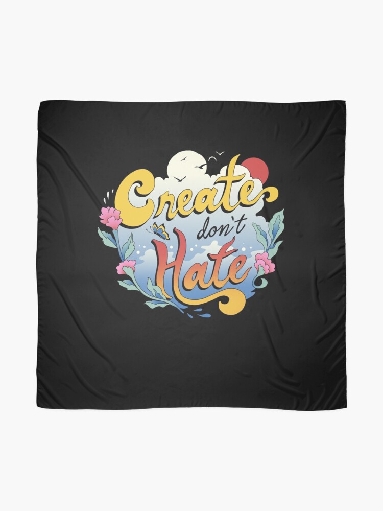 Alternate view of Create Don't Hate Scarf