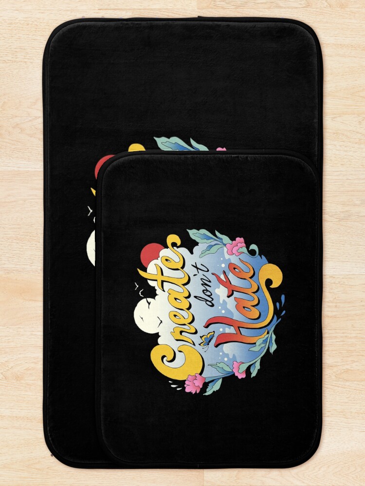 Alternate view of Create Don't Hate Bath Mat