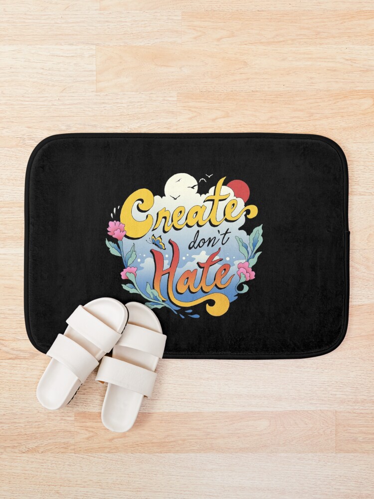 Alternate view of Create Don't Hate Bath Mat