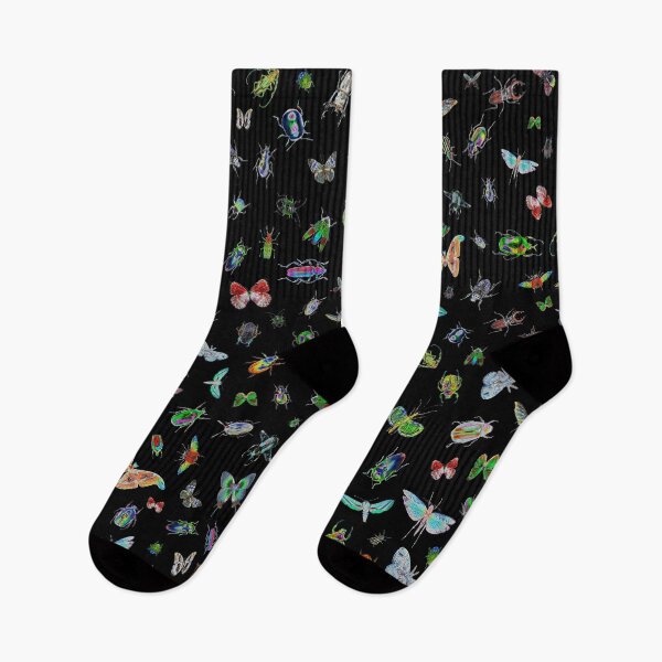 Item preview, Beetles, Moths and Butterflies on Black designed and sold by RØD & MELI.