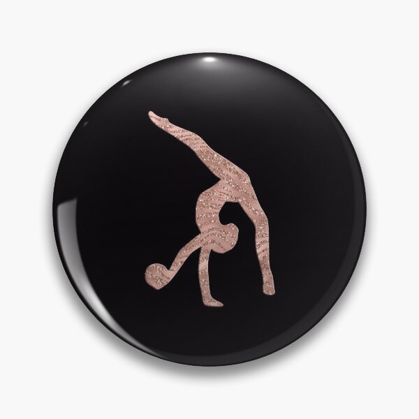 Item preview, Rose Gold Glitter Stripe Rhythmic Gymnast  designed and sold by aprincessinsp.