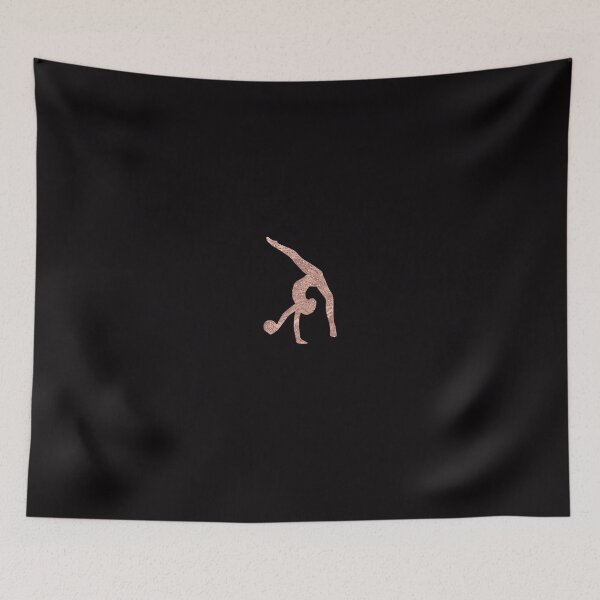 Item preview, Rose Gold Glitter Stripe Rhythmic Gymnast  designed and sold by aprincessinsp.