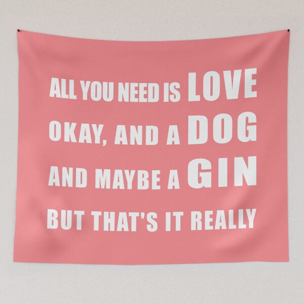 Item preview, Dog gift idea for Dog Lovers and Woman survive on GIN designed and sold by SiRaGeckoDesign.