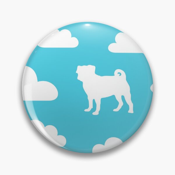 Artikelvorschau, Pugs Weather - Blauer Himmel entworfen und verkauft von XOOXOO.