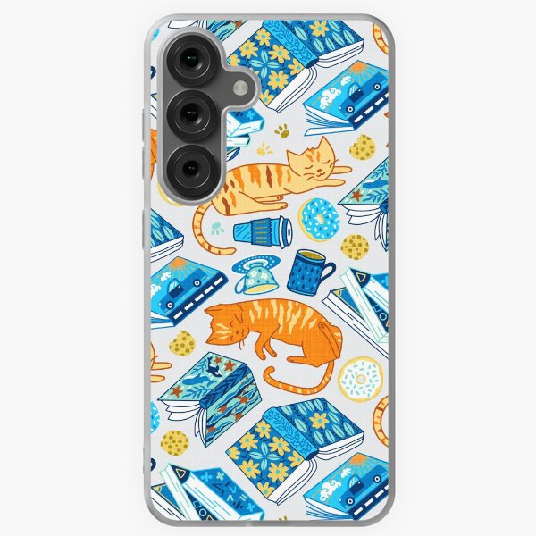 Vista previa del artículo con la obra «¡Fiesta del té Cat-Book Vibes!», diseñado y vendido por TigaTiga.