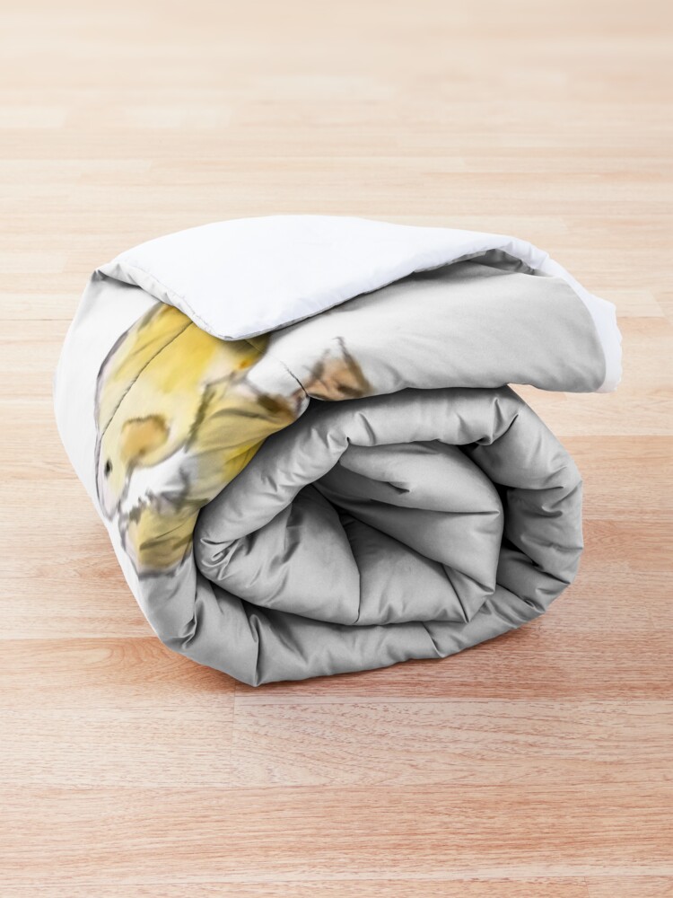Alternate view of Jemima Puddle Duck and small yellow ducklings Beatrix Potter Comforter