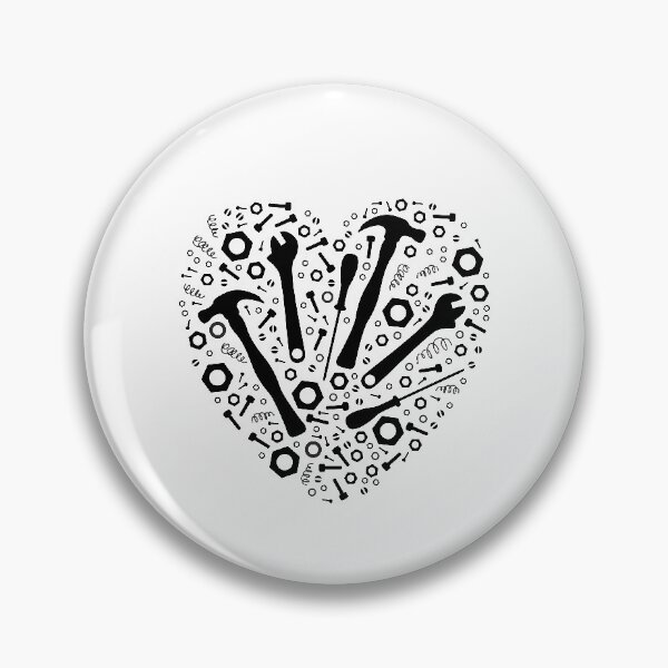 Item preview, Mechanic Love - Graphic Tools in a Heart designed and sold by XOOXOO.