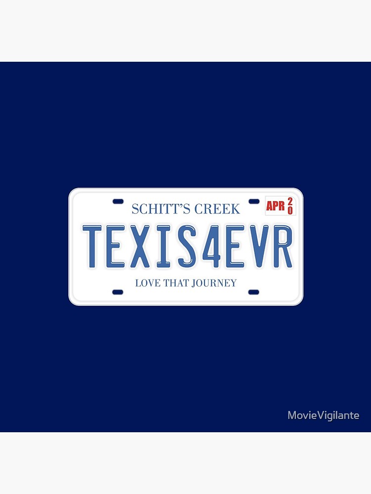 Ted and Alexis License Plate by MovieVigilante