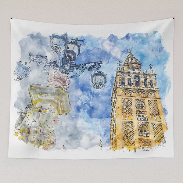 Item preview, Seville, Giralda designed and sold by AM FineArtPrints.
