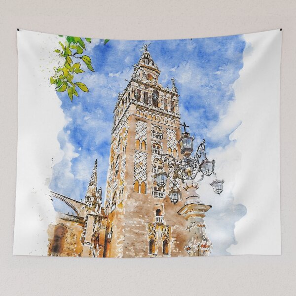 Item preview, Seville, Giralda designed and sold by AM FineArtPrints.