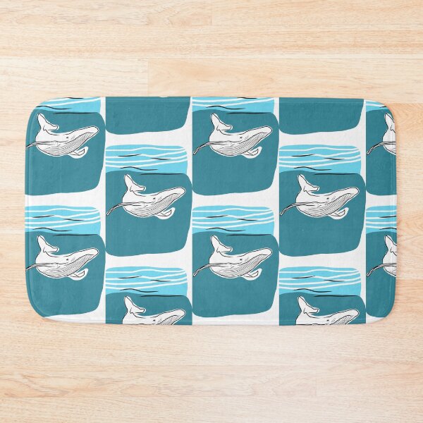Item preview, Whale open sea minimalist design  designed and sold by Tropical Blood.