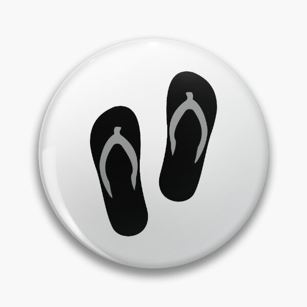 Item preview, Black Flip Flops Pattern designed and sold by XOOXOO.