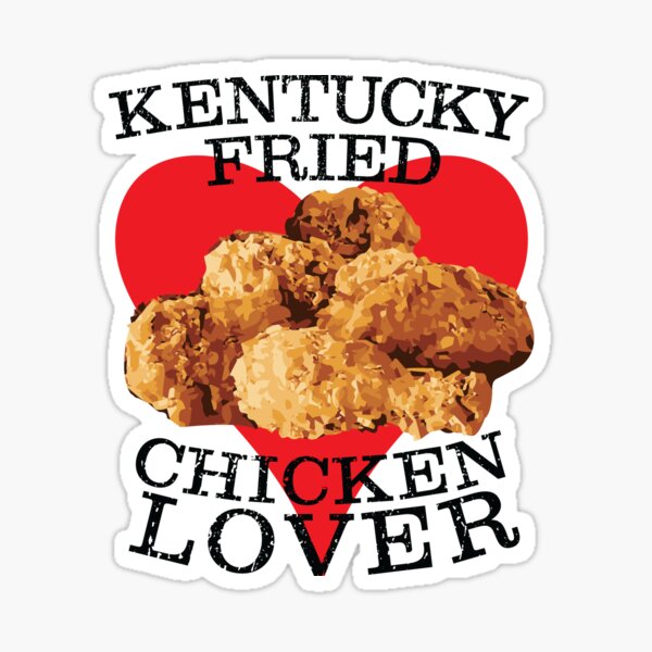 Fried Chicken Quote Stickers Redbubble - fried chicken lovers roblox