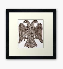 Byzantine eagle Framed Print