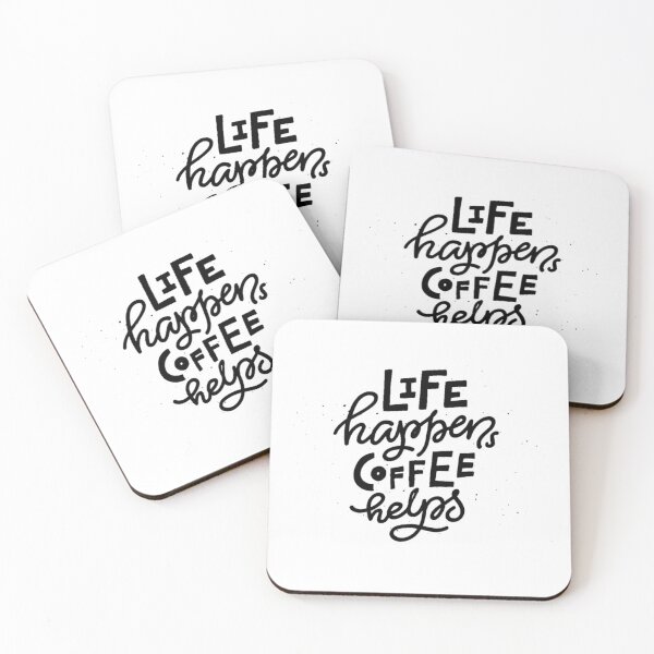 Item preview, Life Happens, Coffee Helps designed and sold by Delta12Designs.