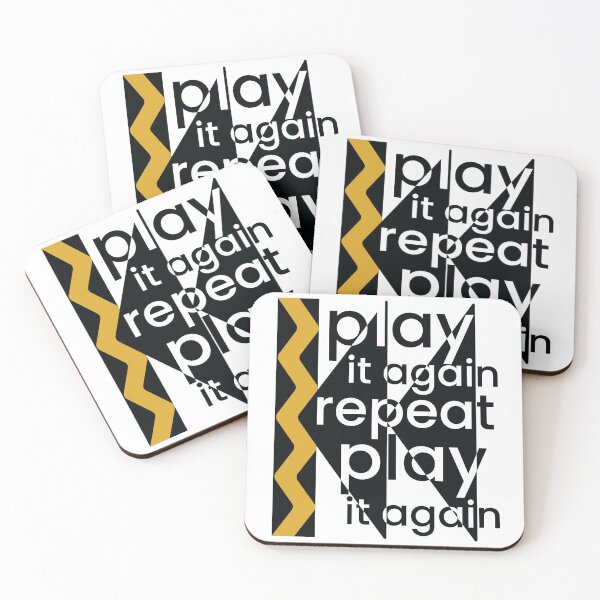 Item preview, Play it Again On Repeat Music Lover Gift designed and sold by LifedankArt.