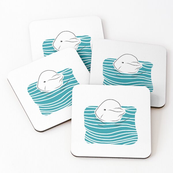 Item preview, Dauphin sea minimalist design lines drawing  designed and sold by Tropical Blood.