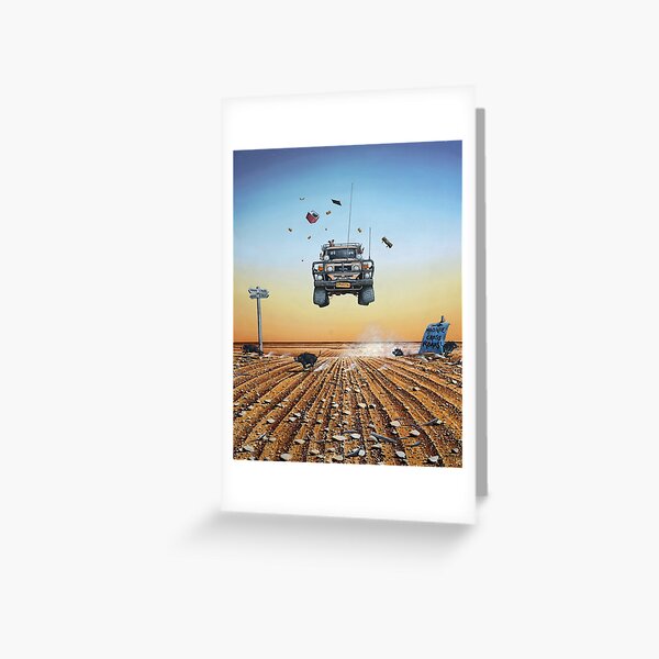 Are We There Yet?! Moonie. Greeting Card