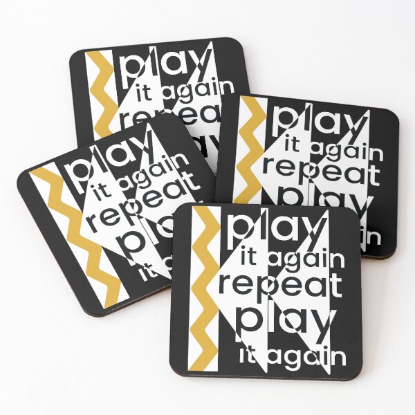 Item preview, Play it Again On Repeat Music Lover Gift designed and sold by LifedankArt.