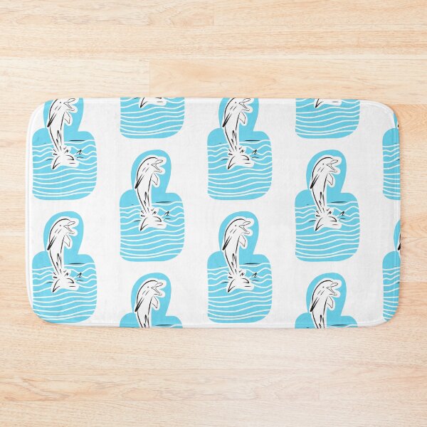 Item preview, Dauphin jumping minimalist design  designed and sold by Tropical Blood.