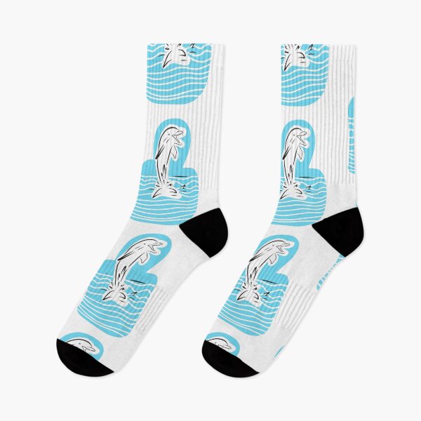 Item preview, Dauphin jumping minimalist design  designed and sold by Tropical Blood.