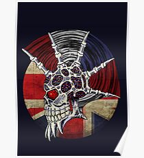 Punk Skull - Union Jack BG Poster