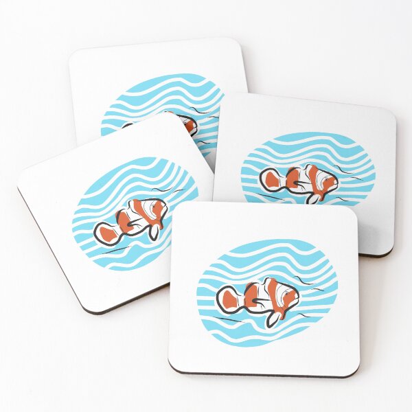 Item preview, Clown fish sea lines minimalist biologist  designed and sold by Tropical Blood.