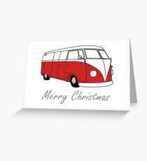 Merry Christmas Kombi Lovers! Grußkarte