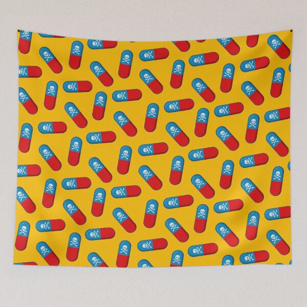Item preview, Deadly but Colorful. Pills Pattern designed and sold by XOOXOO.