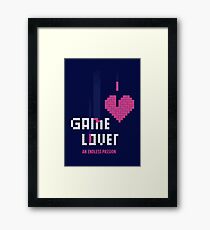 Game Lover Framed Print