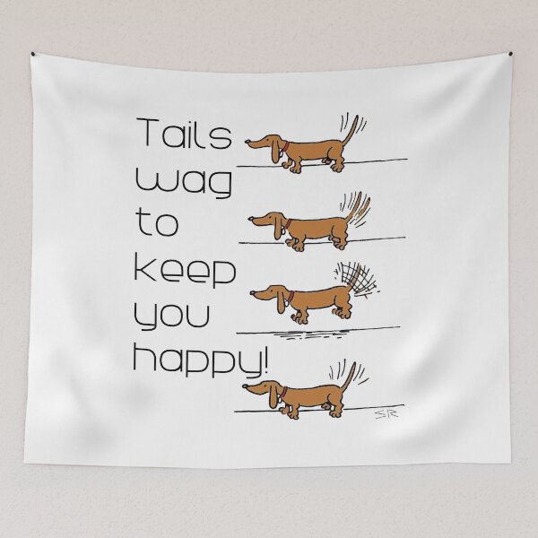 Item preview, Tails Wag Happy designed and sold by StubbornWiener.