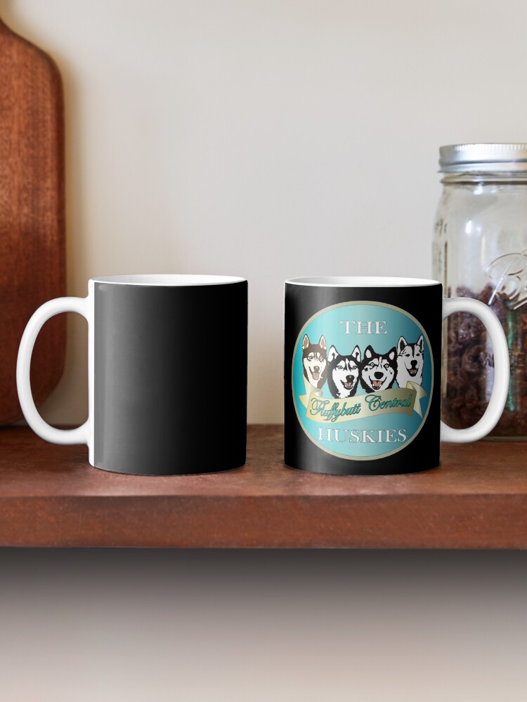 Alternate view of Fluffybutt Central Siberian Huskies Mug