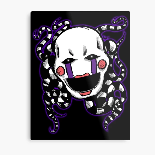 puppet, FNAF Metal Print by heartfeltdesigns by Telahmarie