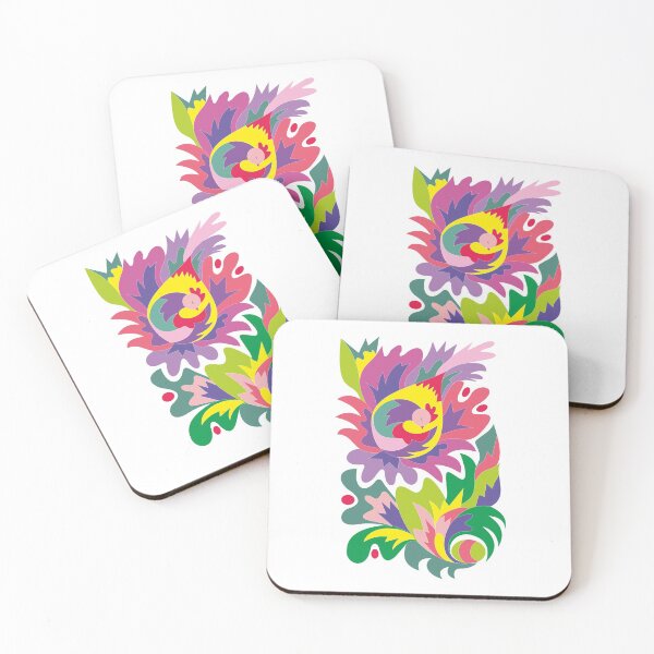 Item preview, Bird sleeps on a flower. Abstraction. designed and sold by oleo79.