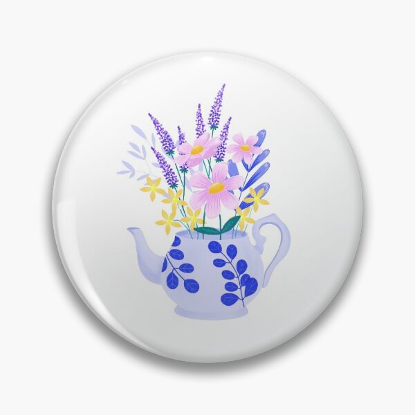 Item preview, Flowers in a teapot designed and sold by Katbydesign.