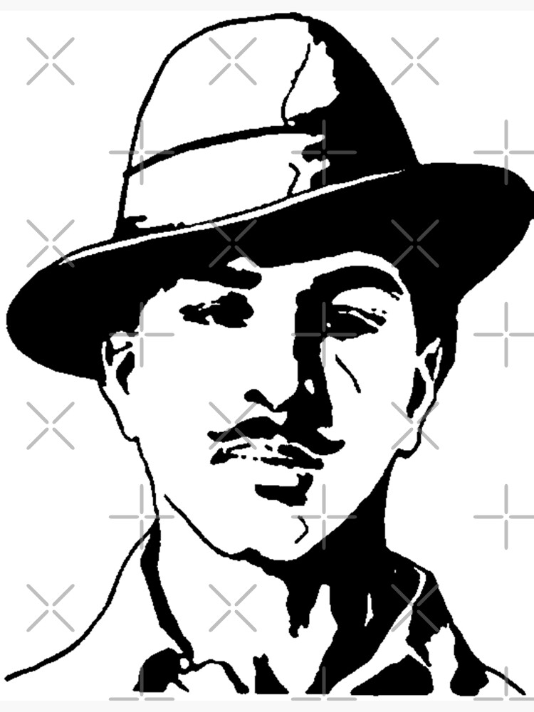 Bhagat Singh Drawing by Vinay Jalla - Fine Art America