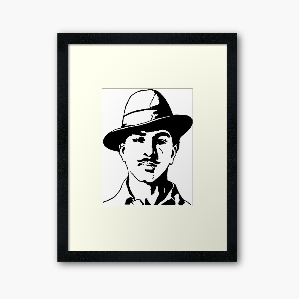 HindK 12.7 cm Vinyl Sticker Pack Of 5 (5×5 & 4×4 inch ) | REAL HERO SHAHEED BHAGAT  SINGH FANS | Printed Design Water-Proof Sticker For Home Offices & car bikes  Self