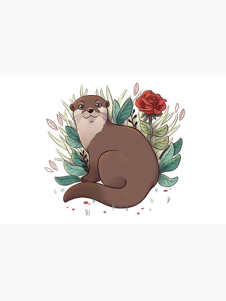 Otter by adelaydeart