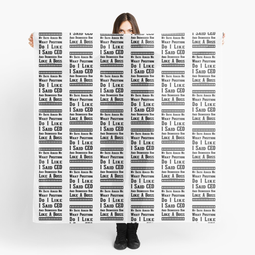 My Last Date Was Dismissed Scarf